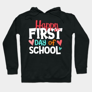 Happy First Day Of School Welcome Back To School Students Hoodie